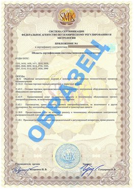 Приложение 1 Сосновоборск Сертификат ГОСТ РВ 0015-002